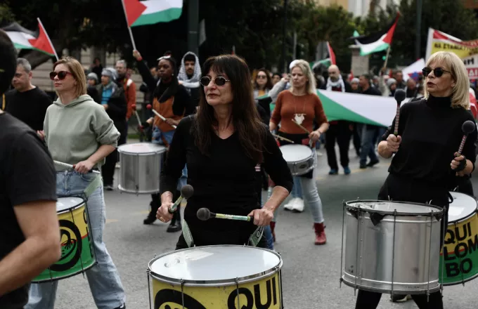 Συλλαλητήριο στην Αθήνα για την Παλαιστίνη	