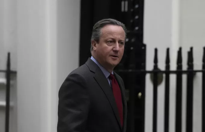 Britain's Foreign Secretary David Cameron