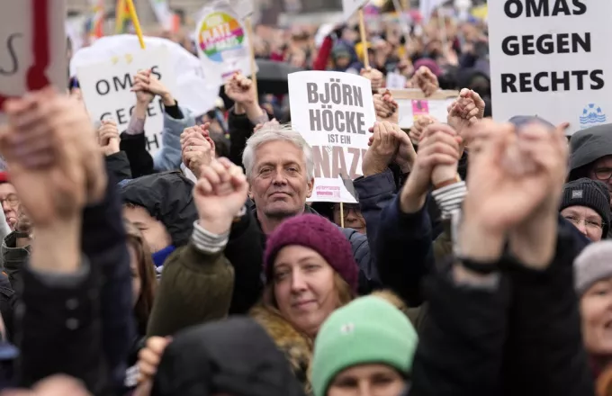 Διαδηλώσεις κατά της ακροδεξιάς σε όλη τη Γερμανία 