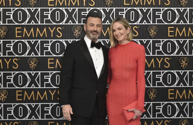 Ο Jimmy Kimmel με τη σύζυγό του 