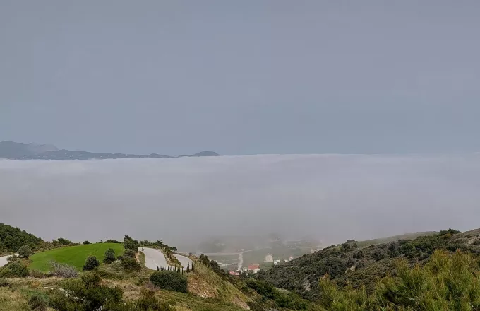 Εύβοια: Παραλία «εξαφανίστηκε» από την σκόνη