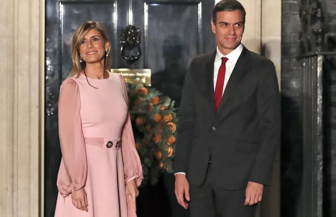 Pedro Sanchez and his wife Begoña Gómez