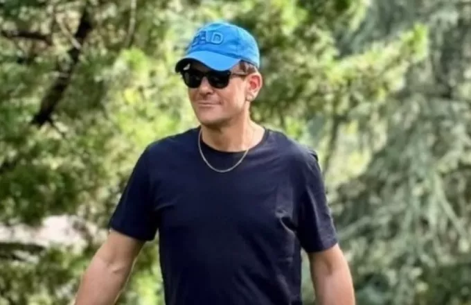 Σπύρος Σούλης: Με καπέλο «μπαμπάς» και καρότσι μωρού στο Central Park