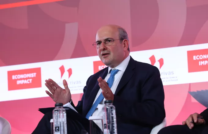 Κωστής Χατζηδάκης στο συνέδριο του Economist