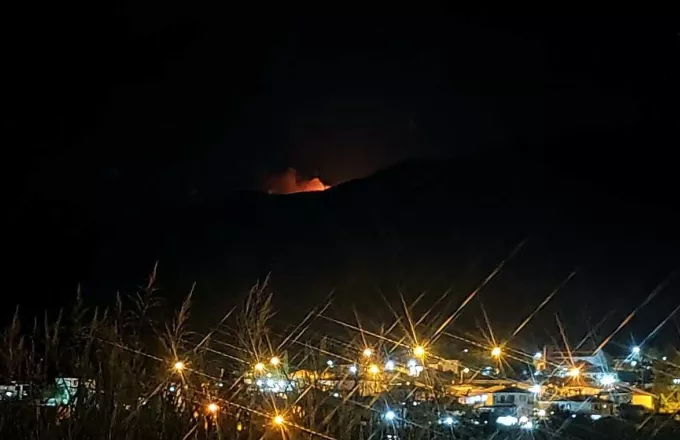 Φωτιά στην Καβάλα Παγγαίο