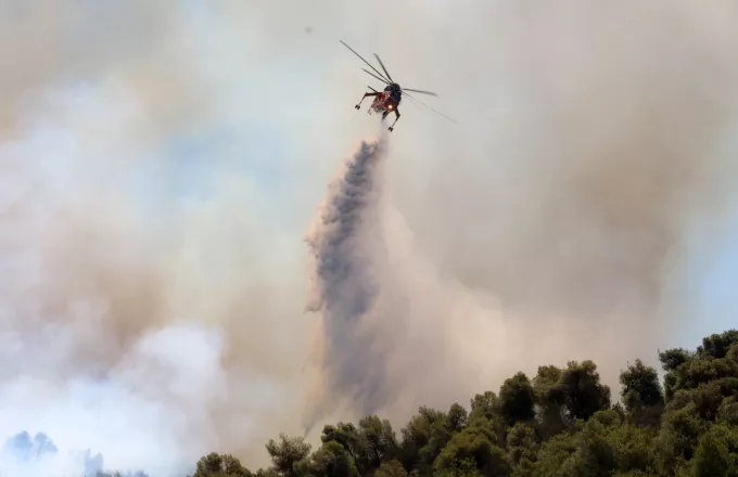 Φωτιά στην Αχλαδέα του Δήμου Δωδώνης  -Απειλείται οικισμός 