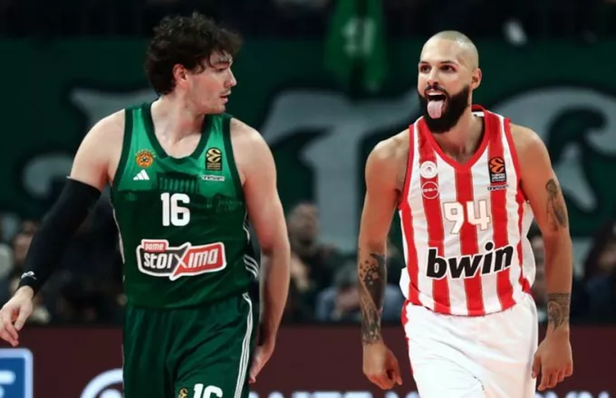 Euroleague: Ηττα Παναθηναϊκού από τον Ολυμπιακό με 89-94