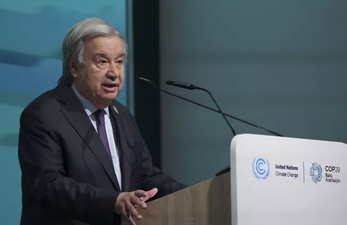 COP29: Με ανάμεικτα συναισθήματα υποδέχτηκε τη συμφωνία ο γενικός γραμματέας του ΟΗΕ