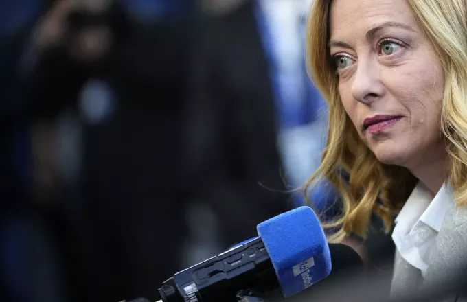 Italy's Prime Minister Giorgia Meloni