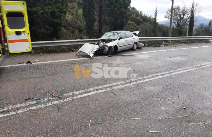 Θανατηφόρo τροχαίο με μετωπική στον δρόμο Λιβαδειάς- Αράχωβας