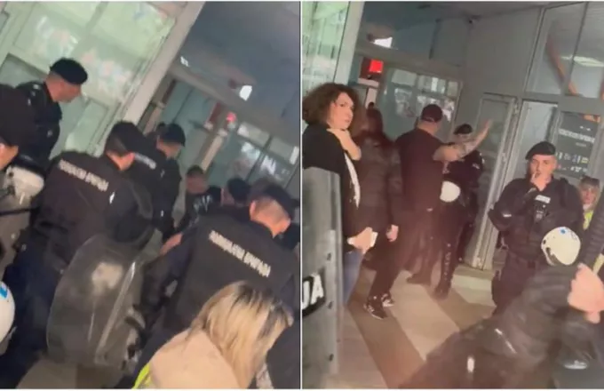 Ο τερματοφύλακας της Παρτίζαν δέχθηκε επίθεση από αστυνομικούς πριν το ματς χάντμπολ με την ΑΕΚ