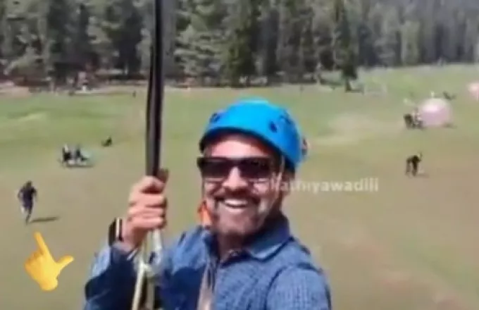 Κασμίρ - βίντεο σοκ: Κάνει zipline την ώρα του μακελειού στο θέρετρο