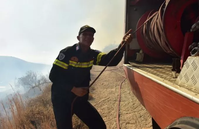 Φωτιά εκδηλώθηκε σε ελαιουργική έκταση στην Ηλεία 