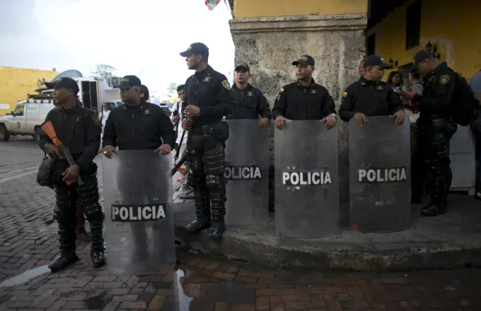 Αστυνομικοί στην Κολομβία