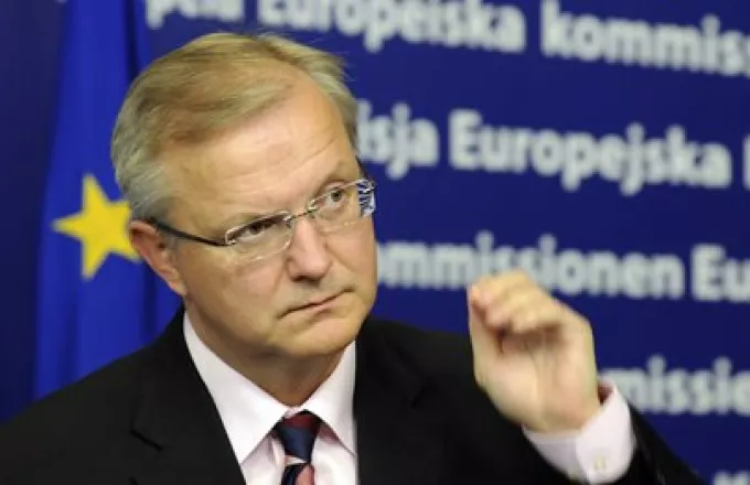 Ρεν: «Οι Ευρωπαίοι δεν θα επιτρέψουν μια «ανεξέλεγκτη χρεοκοπία» της Ελλάδας»