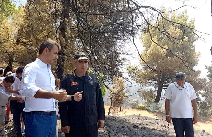 Μητσοτάκης: Να στηρίξουμε τη βόρεια Εύβοια που επλήγη από τις πυρκαγιές