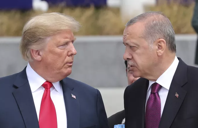 Τηλεφωνική συνομιλία Ερντογάν και Τραμπ για την κατάσταση στη Συρία