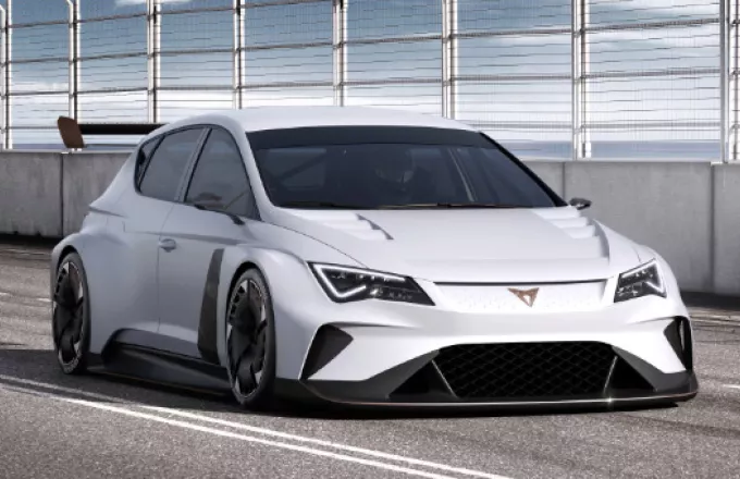 To CUPRA e-Racer για 1η φορά σε πίστα