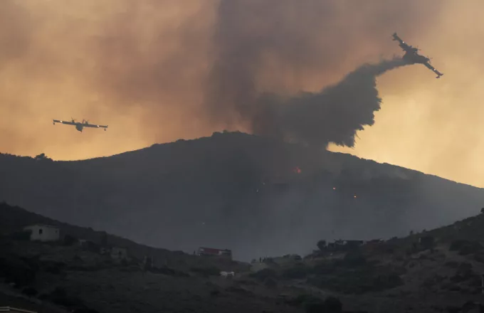 Υπό έλεγχο τέθηκε η πυρκαγιά στην Κερατέα