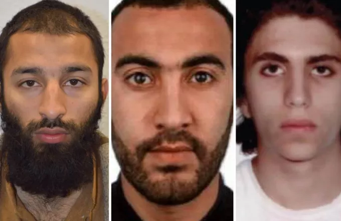 Βρετανία: Επιβεβαιώθηκε η ταυτότητα του τρίτου τρομοκράτη του Λονδίνου