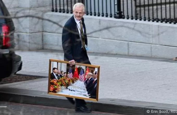 Η Κίνα ετοιμοπόλεμη (εμπορικά)  υποδέχεται τον Τραμπ