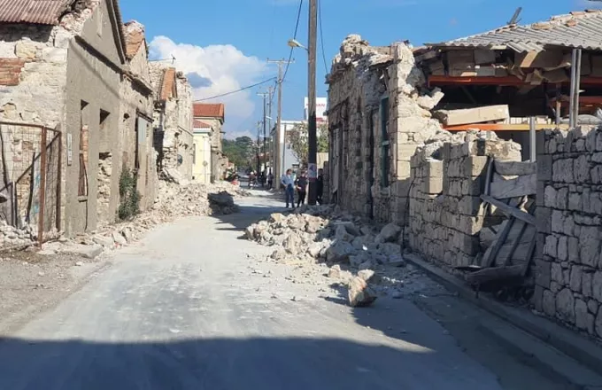 Σεισμός -Σάμος: Καταπλακώθηκαν δύο παιδιά από τοίχο - Επιχείρηση της ΕΜΑΚ