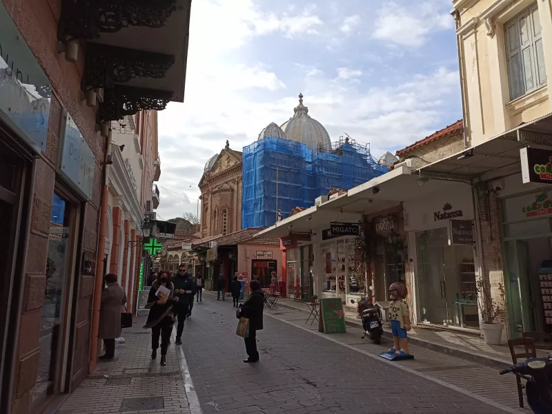 Εργασίες αποκατάστασης στον Ιερό Ναό - σήμα κατατεθέν της πόλης