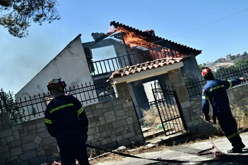 Φωτιά στο Κορωπί