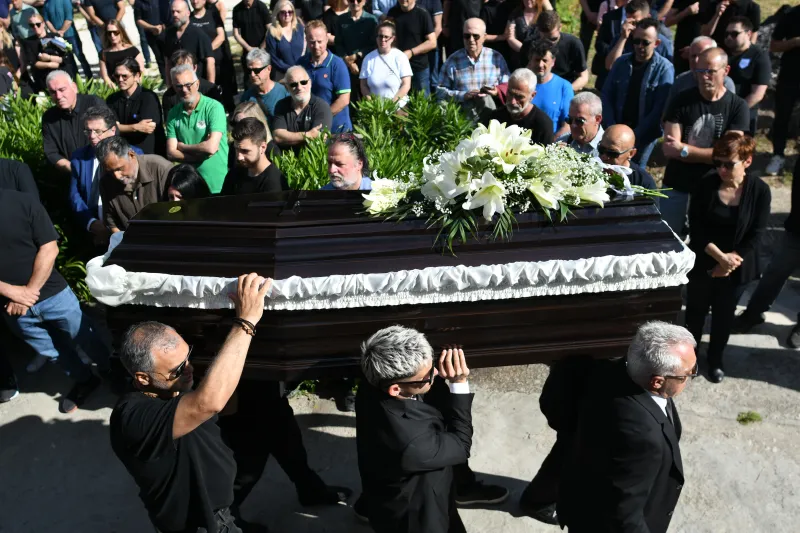 Κηδεία Μάριου Οικονόμου