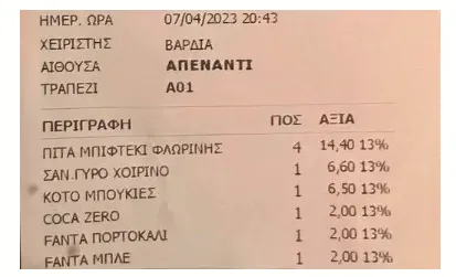 Τιμοκατάλογος