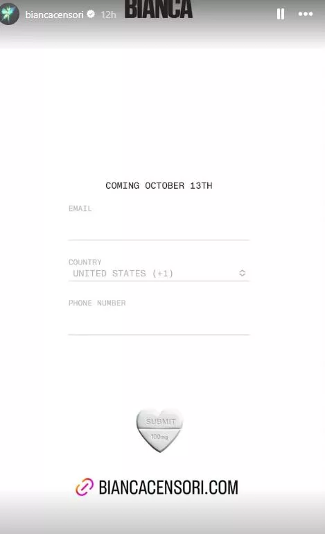 Η ανάρτηση της Μπιάνκα Σενσόρι