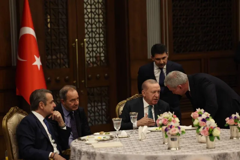 Δείπνο Ερντογάν σε Μητσοτάκη