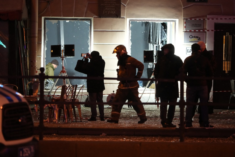 Ρωσία: Τους 32 έφτασαν οι τραυματίες από την έκρηξη σε καφέ της Αγίας Πετρούπολης
