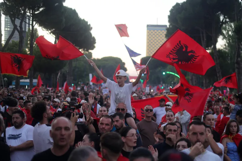 Αντιδράσεις στην Αλβανία 