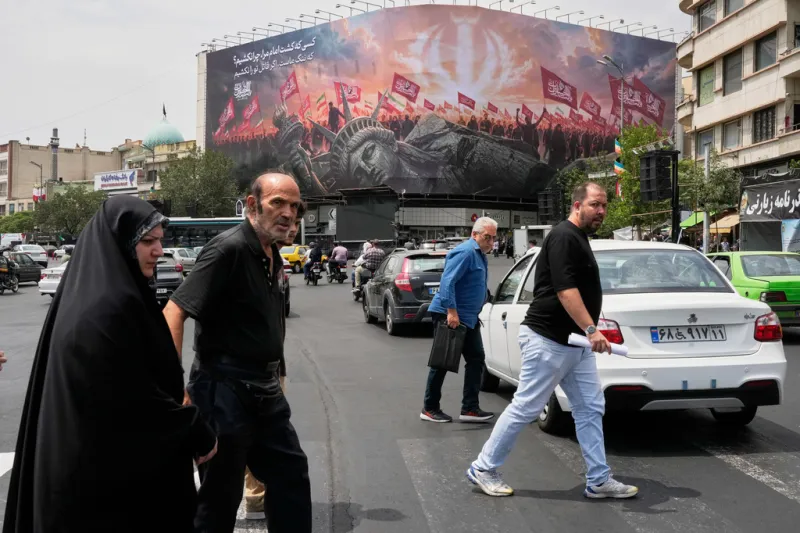 αφίσα στη Τεχεράνη 