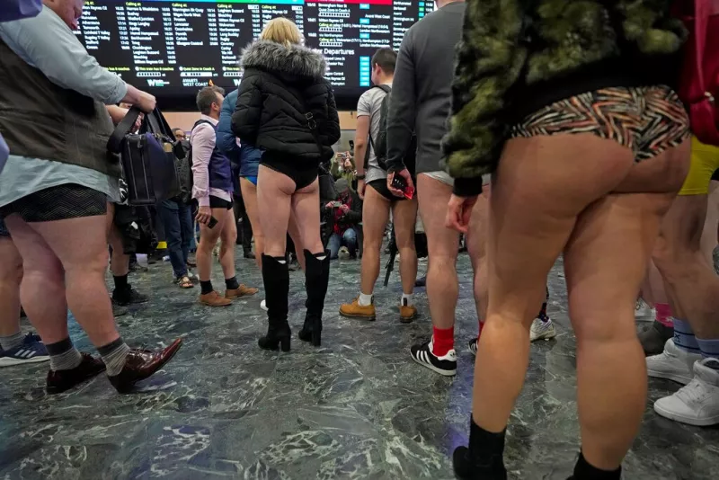 No Trousers Tube Ride 