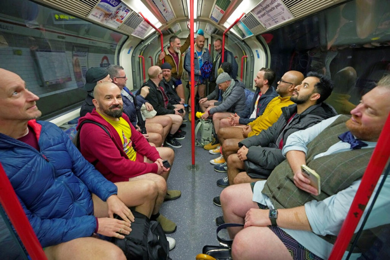 No Trousers Tube Ride  