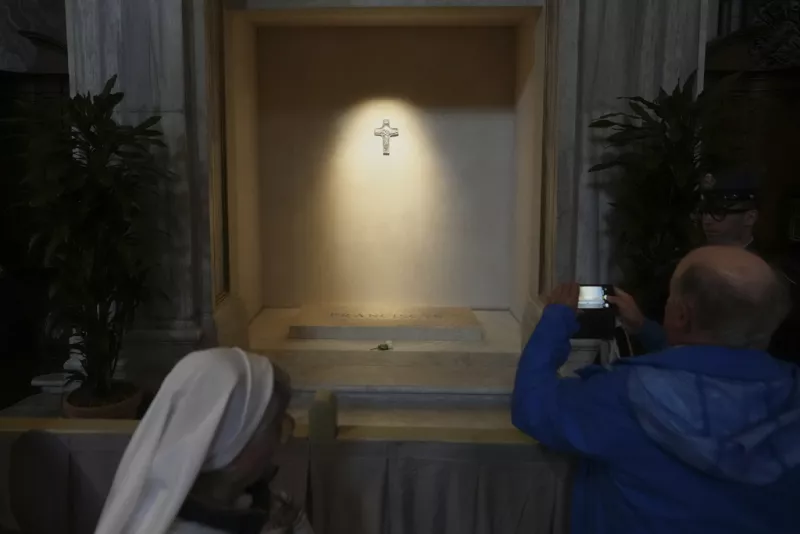 Pope Francis' tomb