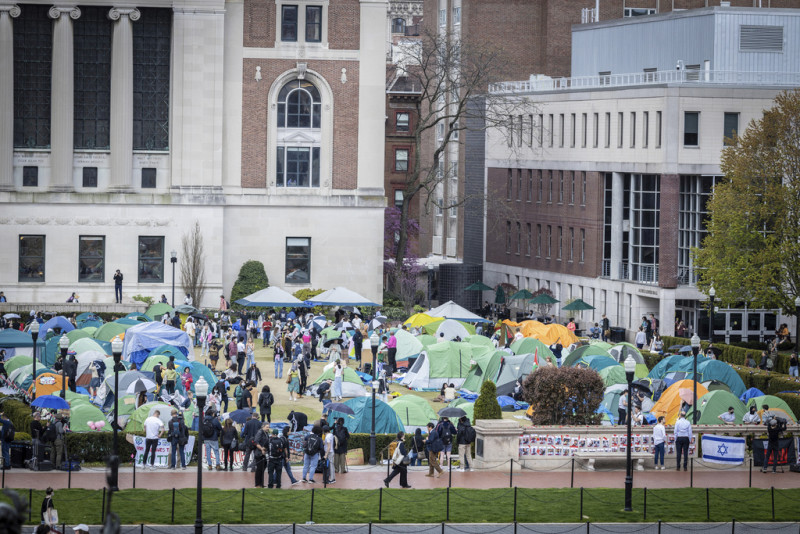 Pro-Palestinian demonstration encampment at Columbia University 