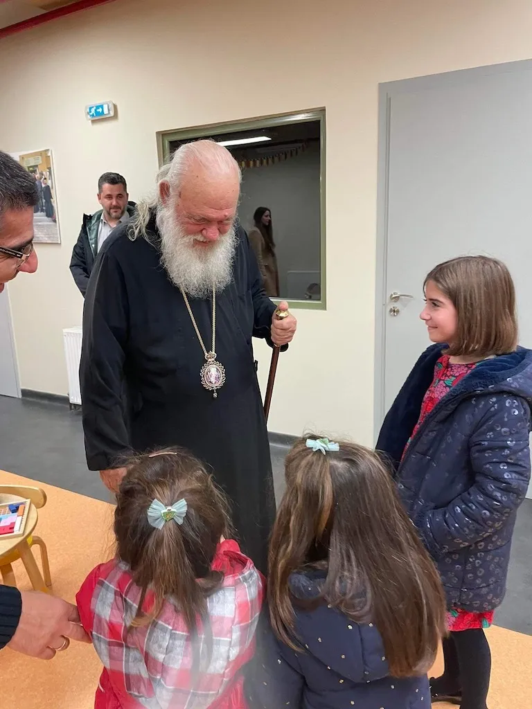 Ο Αρχιεπίσκοπος Ιερώνυμος 