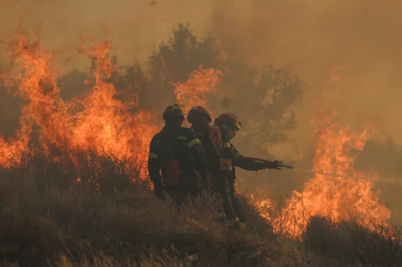 Crete fire