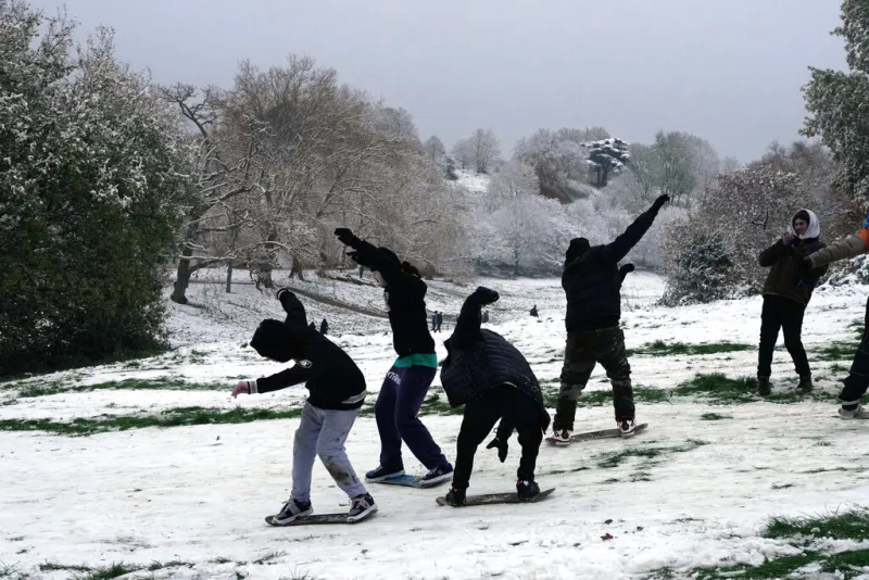 Λονδίνο χιόνι