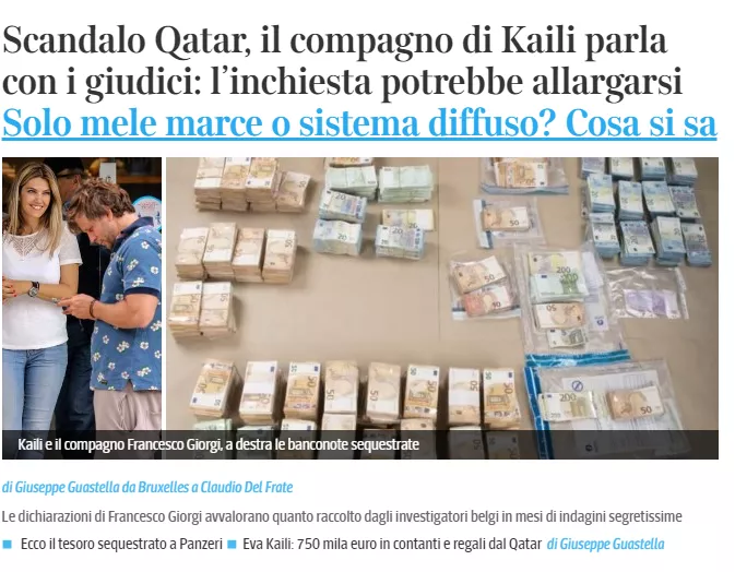 Το δημοσίευμα της Corriere dela Sera