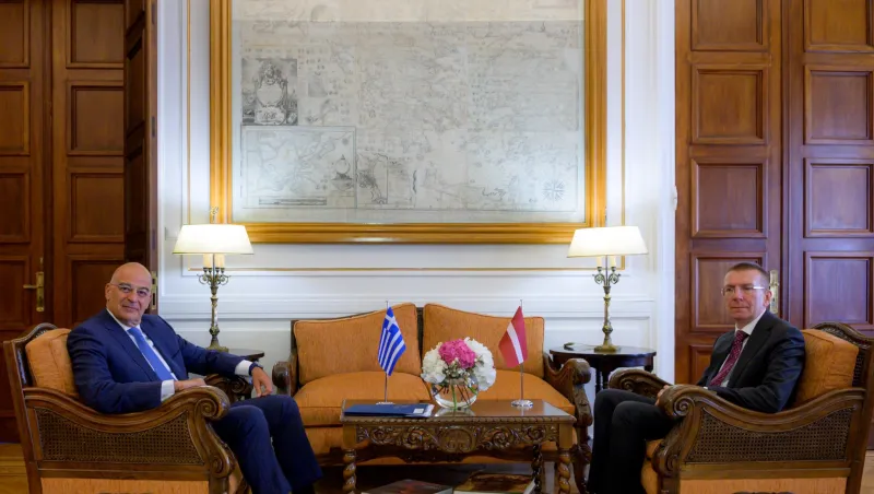 Δένδιας με Λετονό ΥΠΕΞ