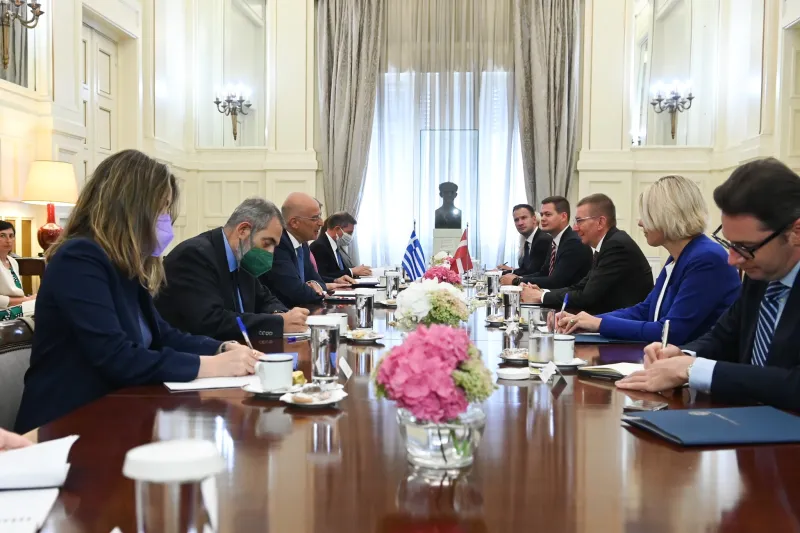 Δένδιας με Λετονό ΥΠΕΞ