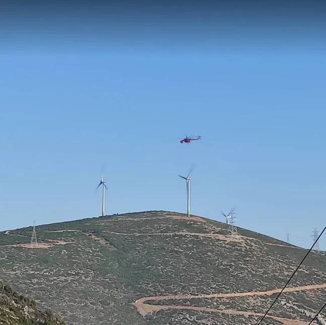 Φωτιά στο Δίστομο