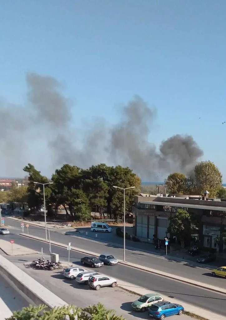 Πυρκαγιά στον Γαλλικό Σιδηροδρομικό Σταθμό