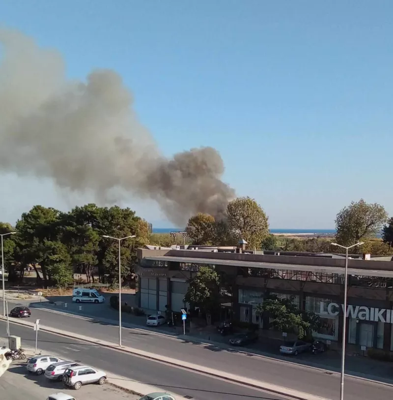 Πυρκαγιά στον Γαλλικό Σιδηροδρομικό Σταθμό
