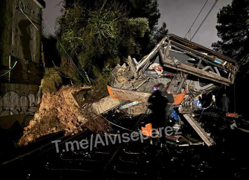 Εκτροχιασμός τρένου Ισπανία