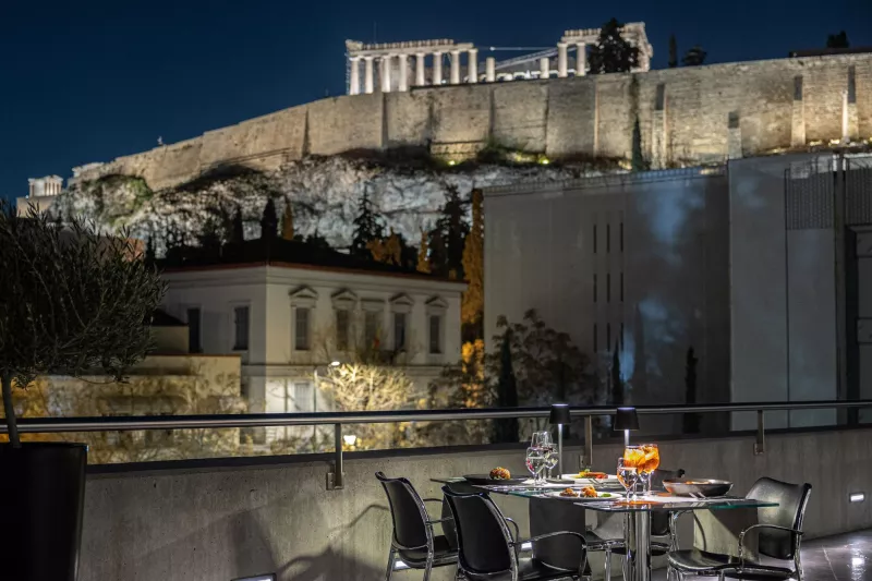 Acropolis Museum restaurant_Fetography Sofia Papastrati